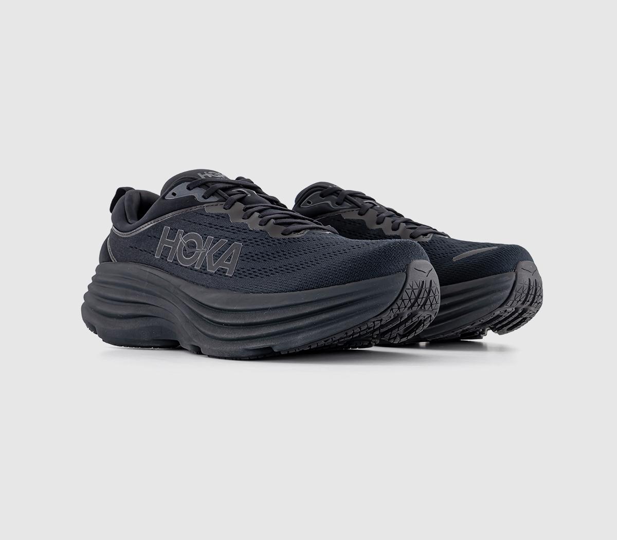 Hoka Bondi 8 (Black/Black)