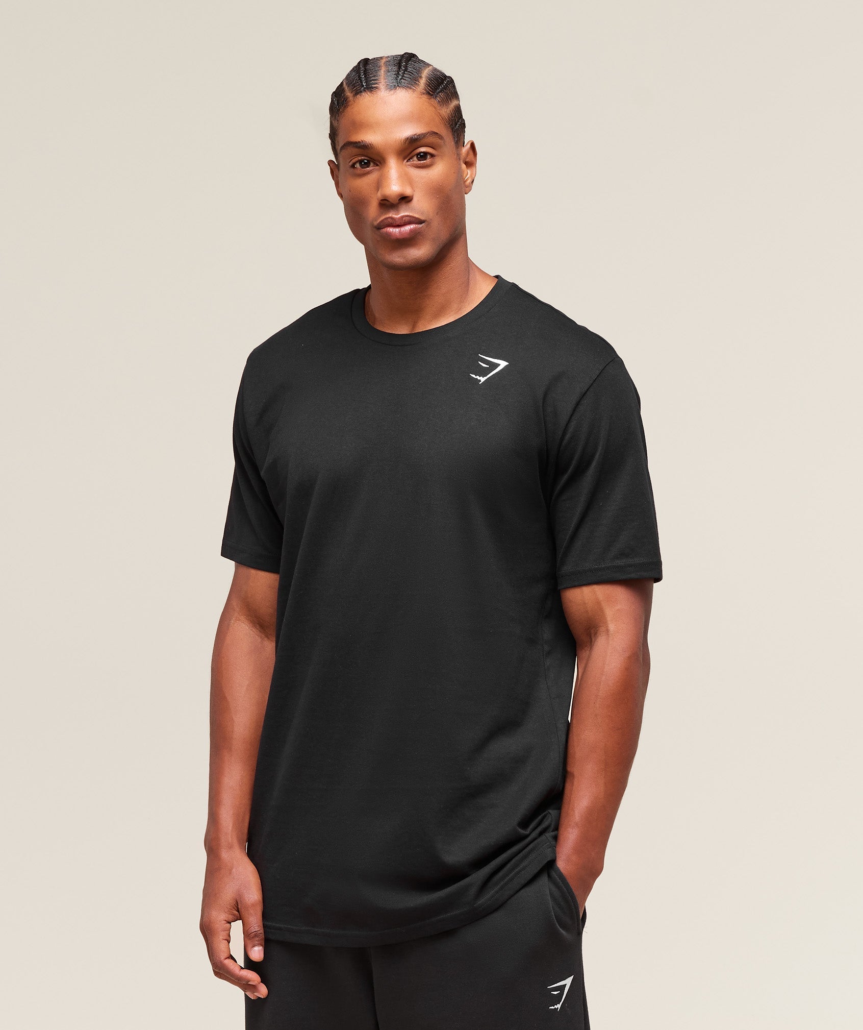 Gymshark Crest Tee (Black)