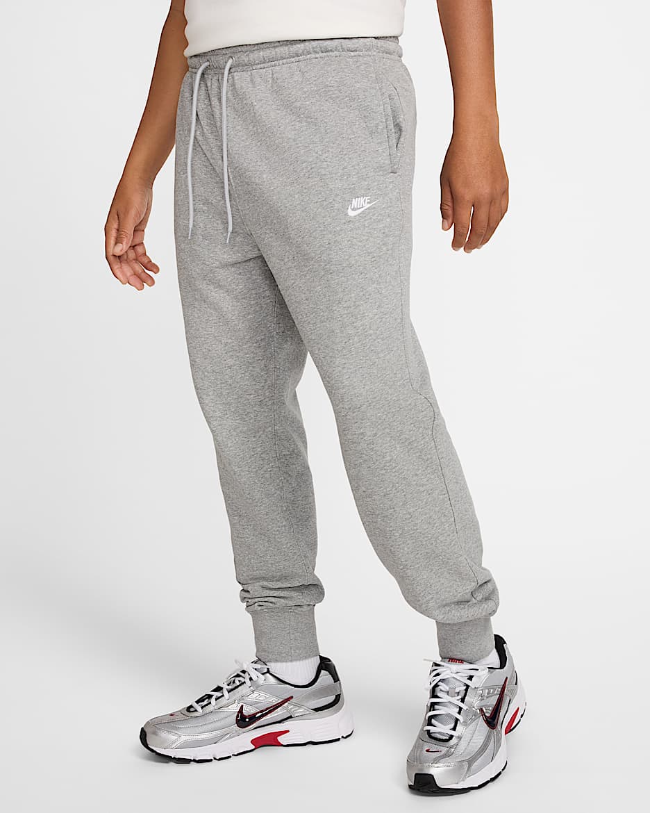 Nike Club Fleece Joggers (Grey)