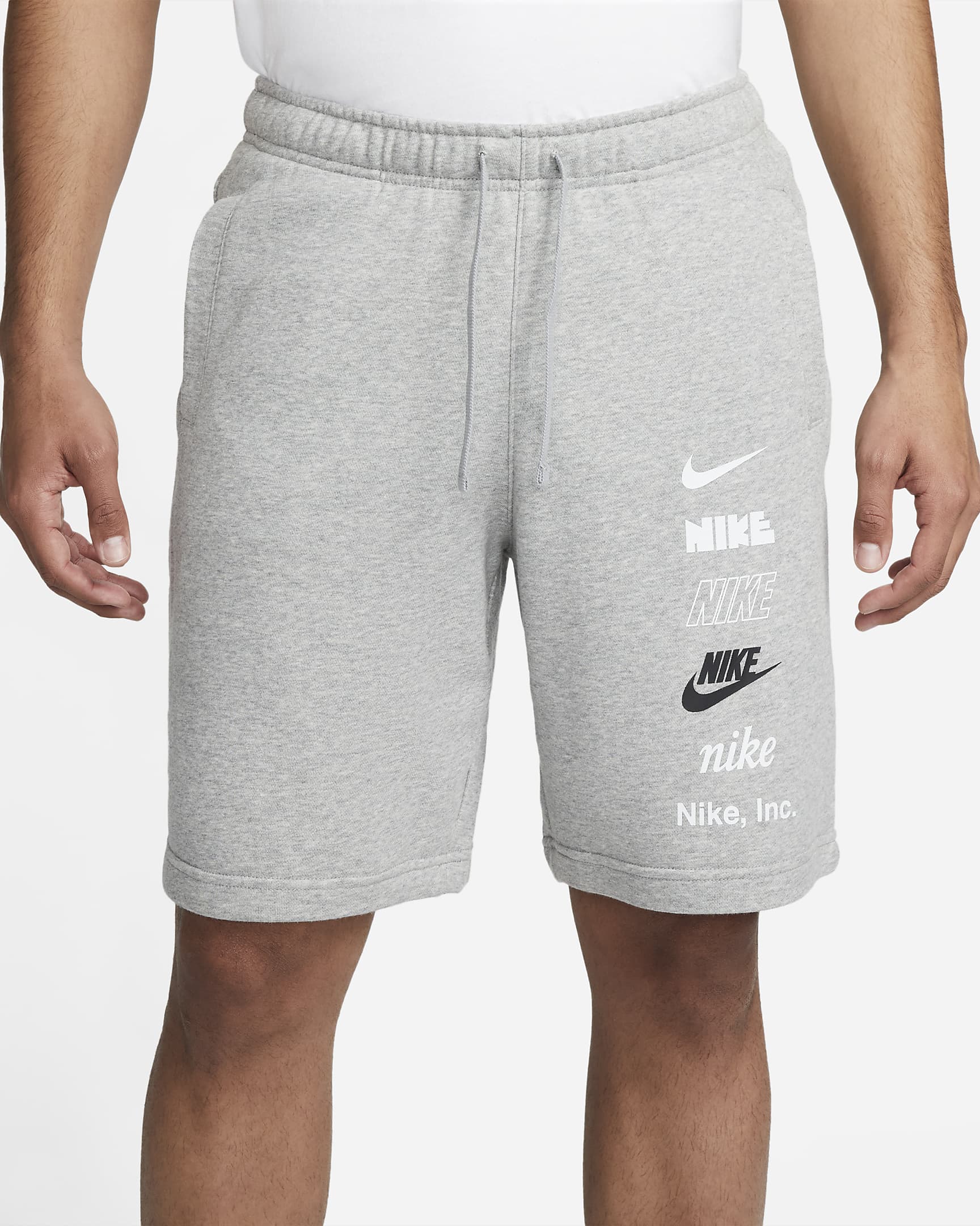 Nike Club Fleece Shorts (Grey)