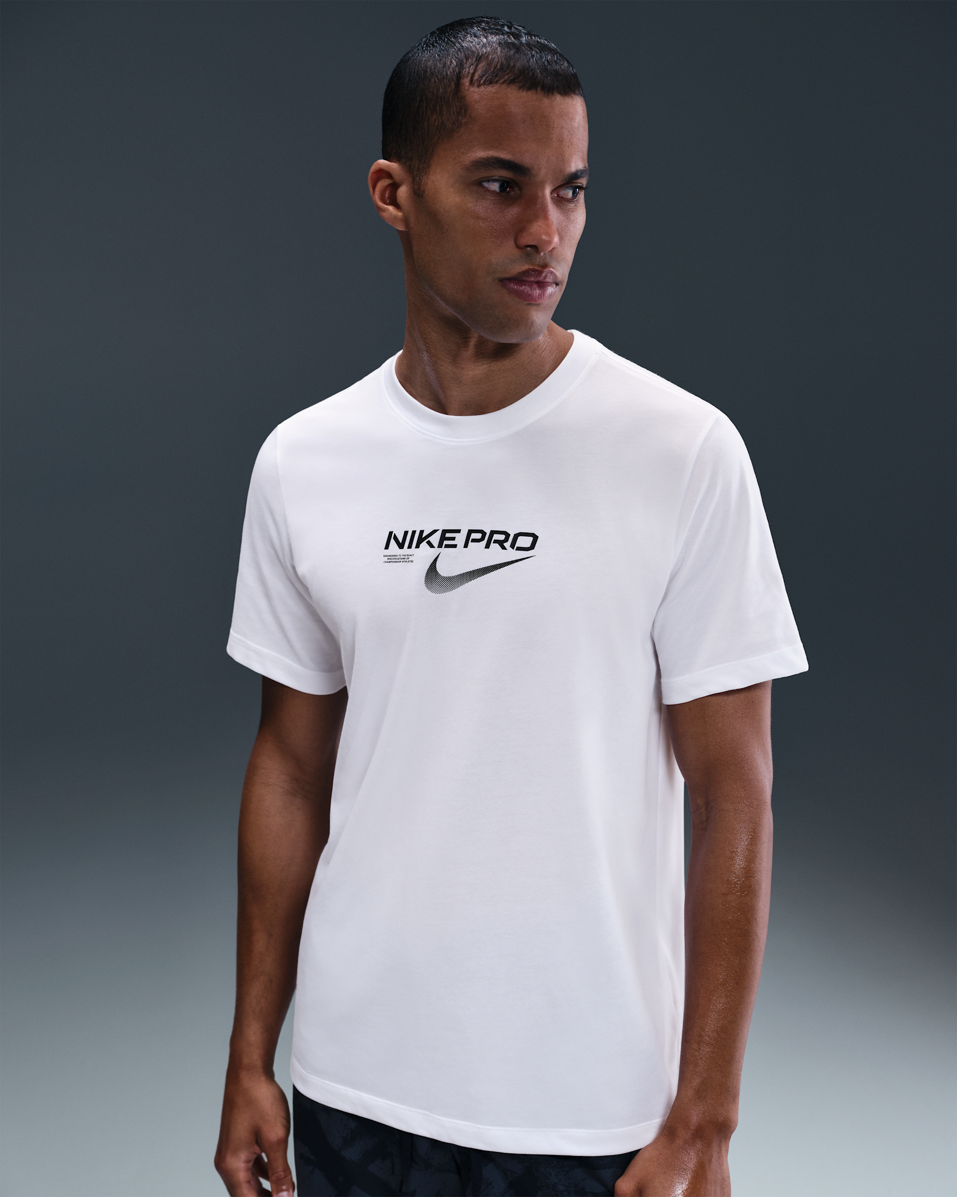Nike Dri-FIT Training Tee (White)