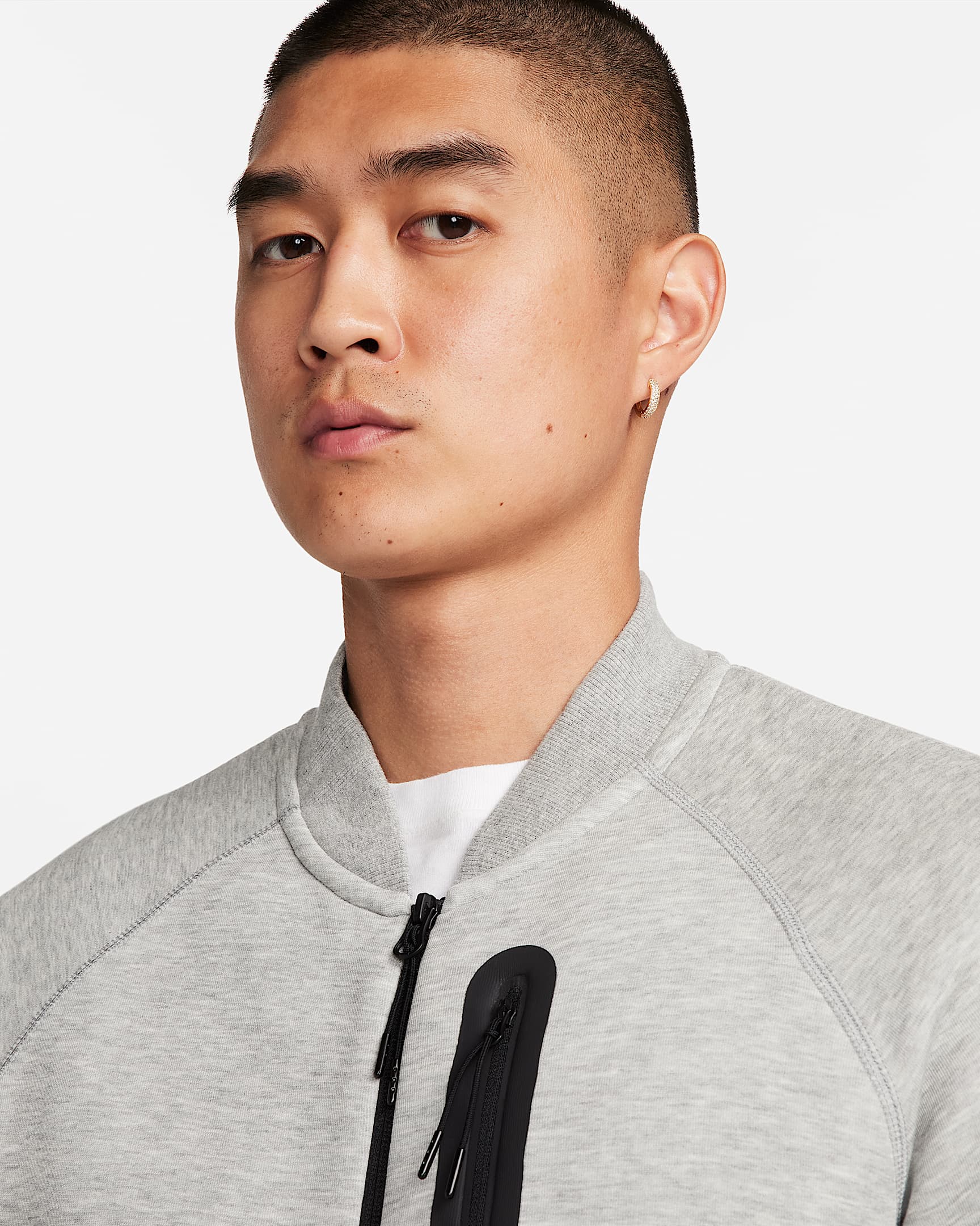 Nike Tech Fleece Bomber (Grey)