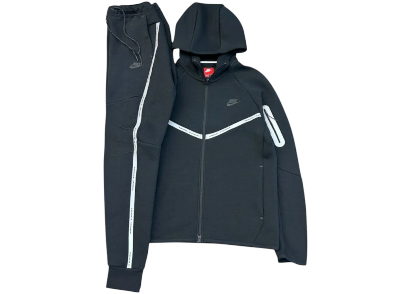 Nike Tech Fleece tracksuit — black