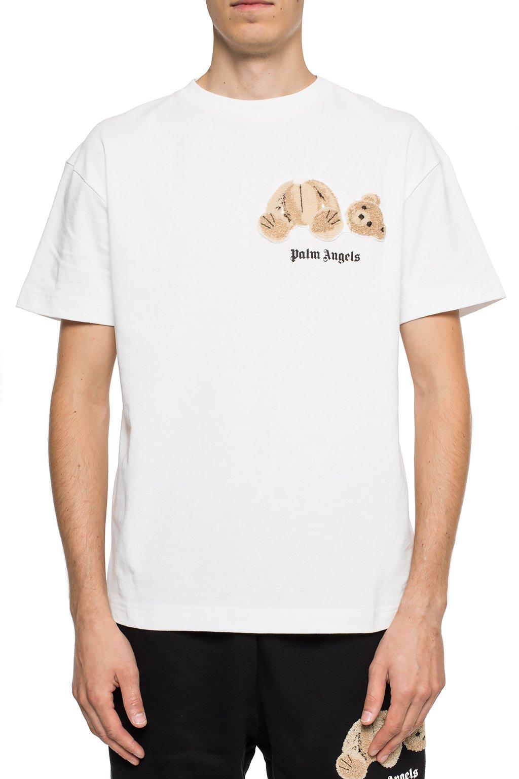 Palm Angels Bear Logo Tee (White)