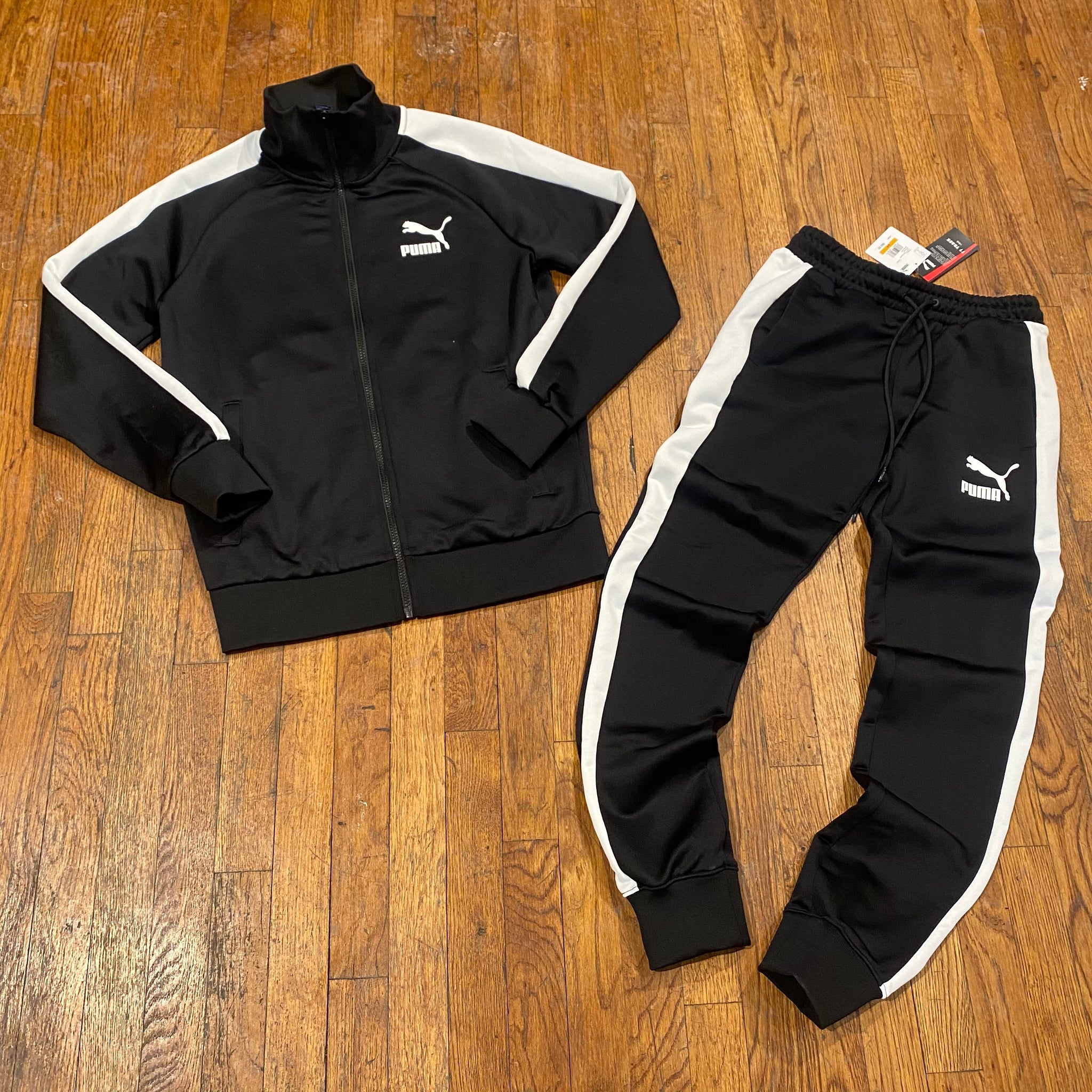 Puma Iconic T7 Tracksuit (Black)