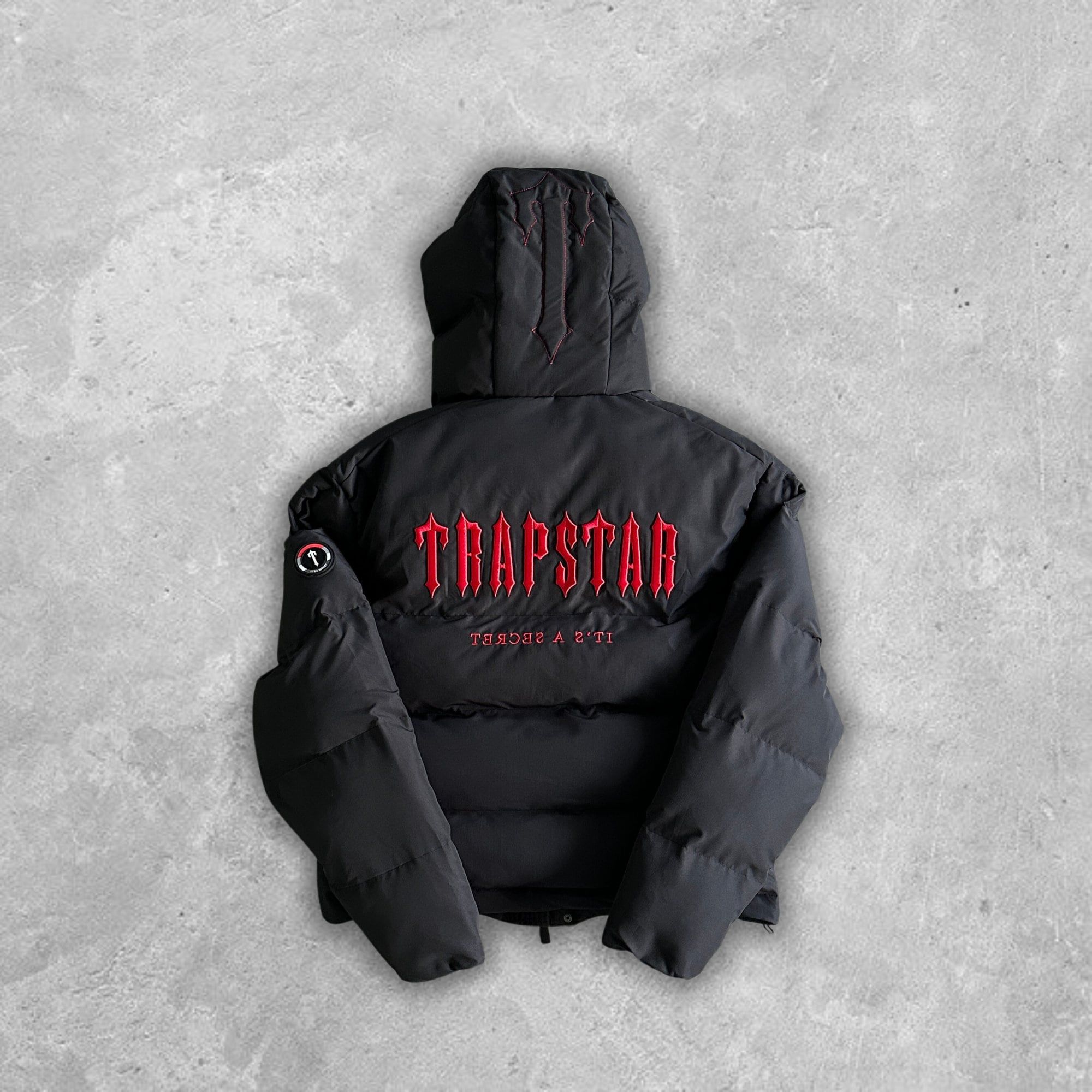 Trapstar Decoded Hoodie (Black/Red)
