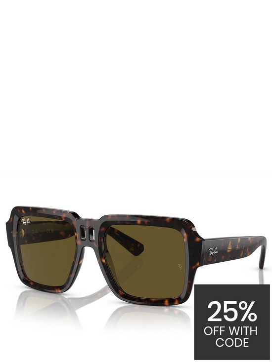 Ray-Ban Oversized Square (Brown)