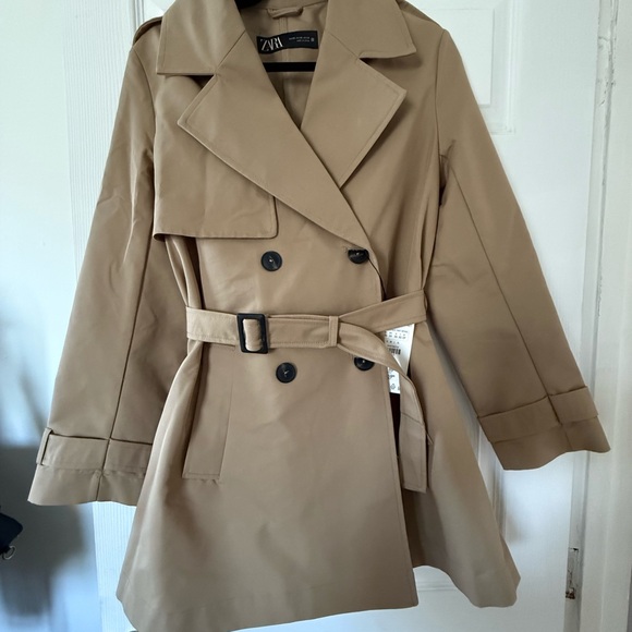 Zara Lightweight Trench (Camel)